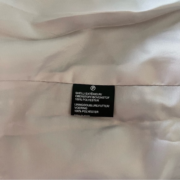 Long Plaid Checked Checkered Coat Trench Jacket Dry Cleaned Suitable For Work - Picture 8 of 16